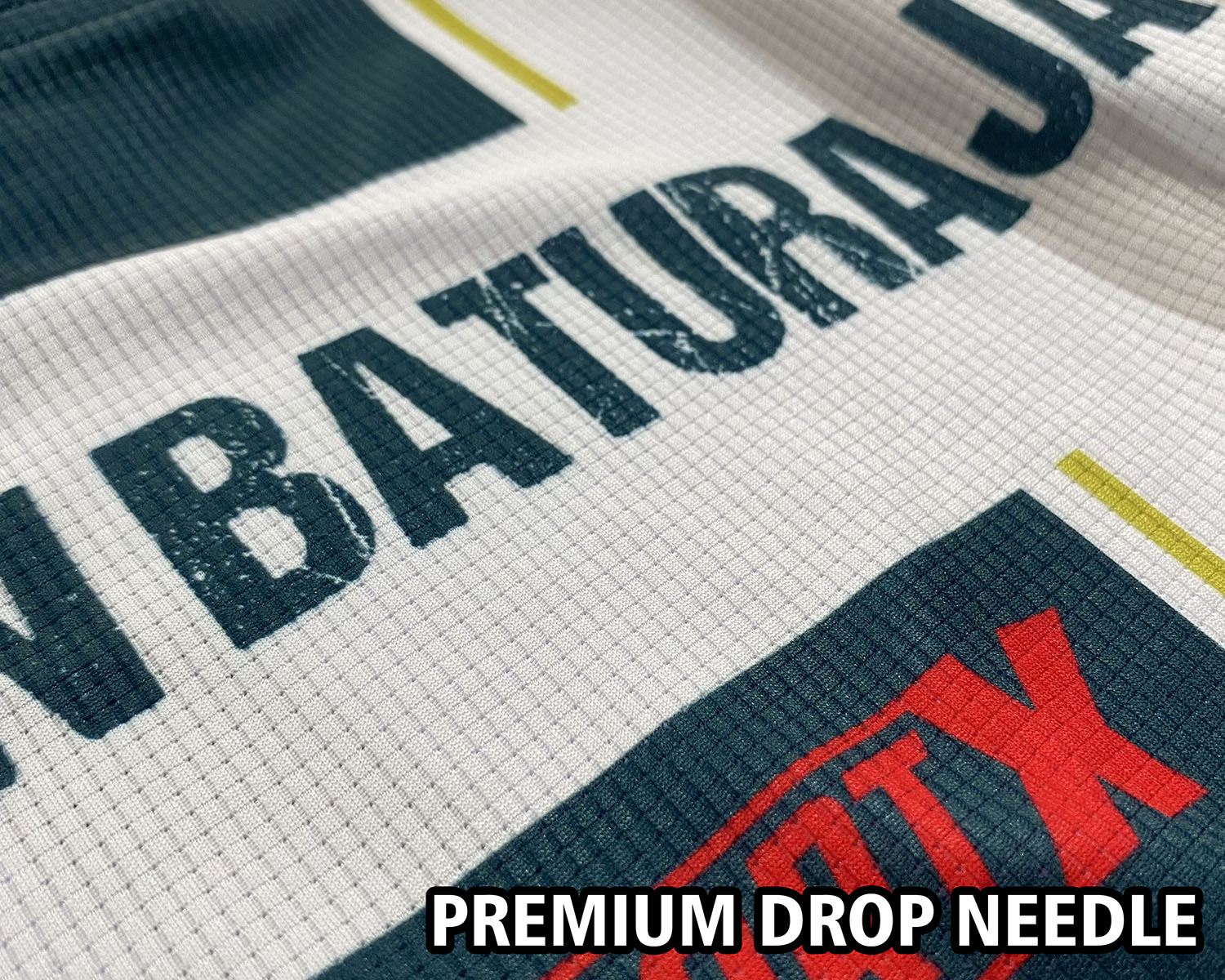 Bahan jersey Premium Drop Needle untuk jersey printing Palembang kualitas premium